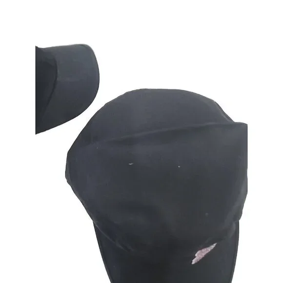 Bling Purple Paw Black Hat Military Cap Cotton NWOT Women's Adjustable - Picture 5 of 10